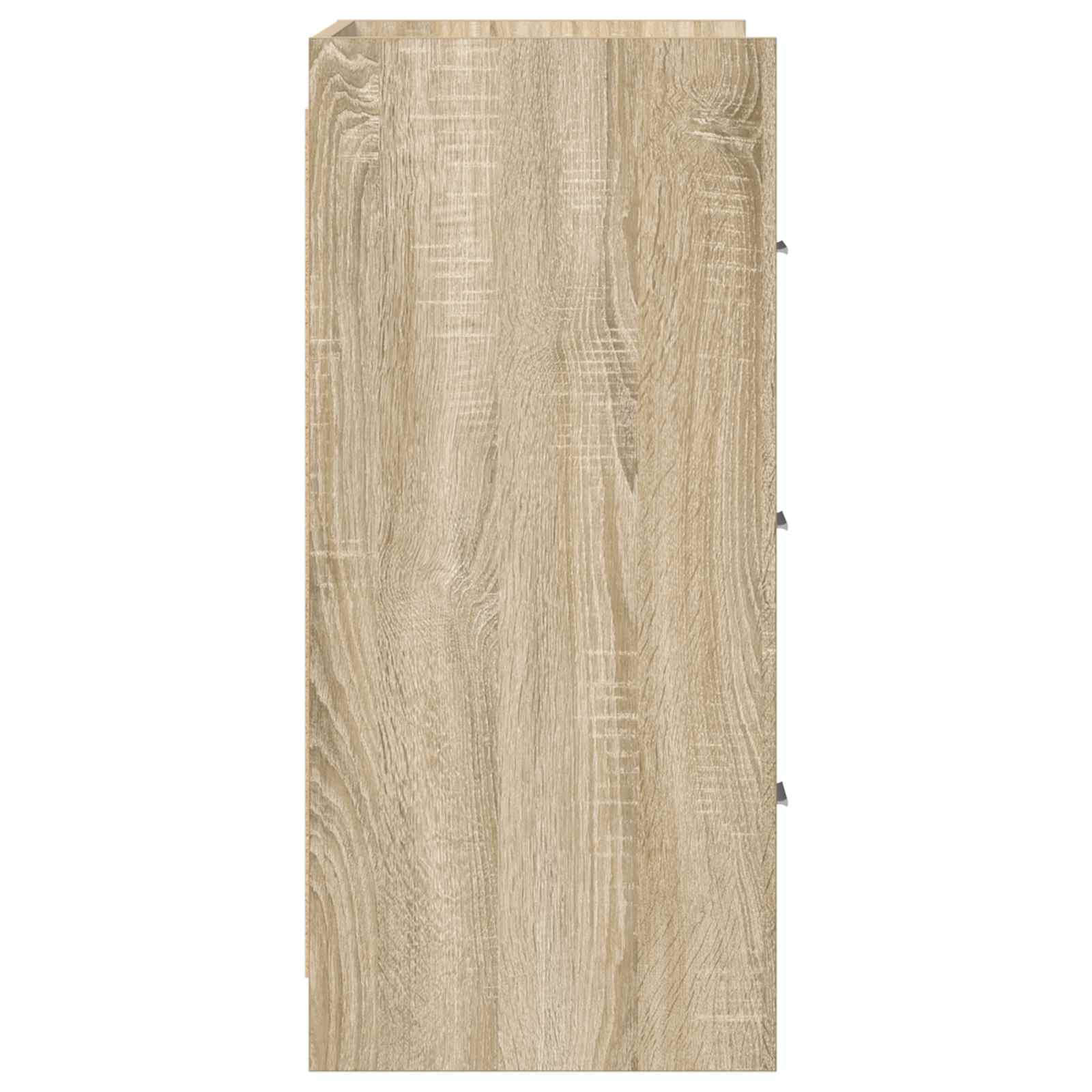 Sideboard Sonoma-Eiche 75 x 33 x 80 cm Holzwerkstoff