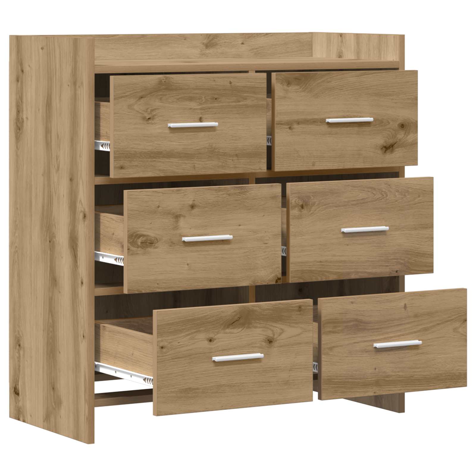 Sideboard Artisan-Eiche 75 x 33 x 80 cm Holzwerkstoff