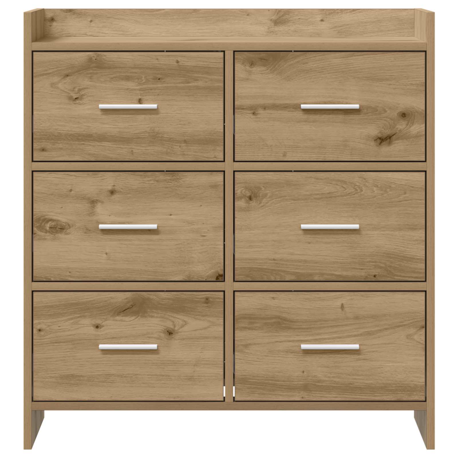 Sideboard Artisan-Eiche 75 x 33 x 80 cm Holzwerkstoff