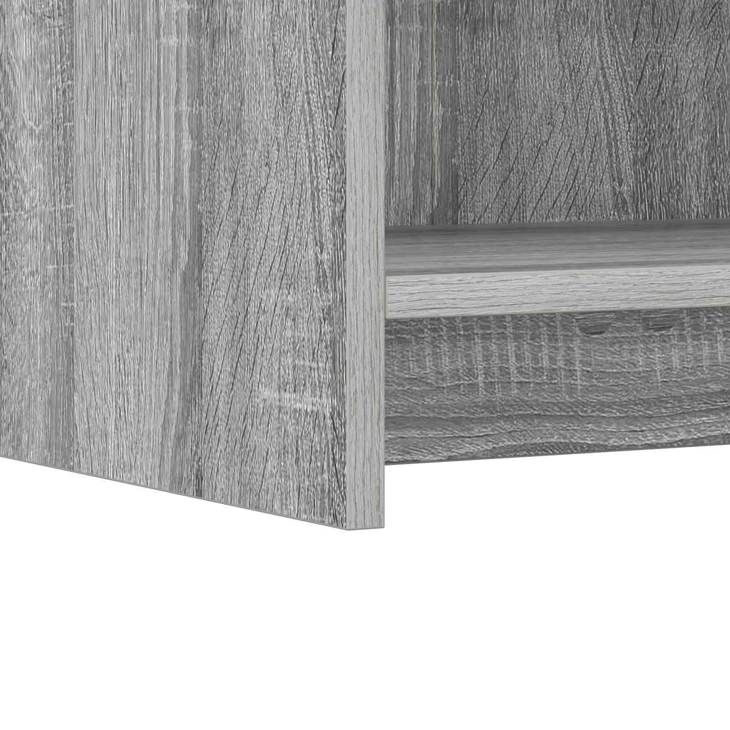 Sideboard Grau Sonoma 75 x 36 x 80 cm Holzwerkstoff