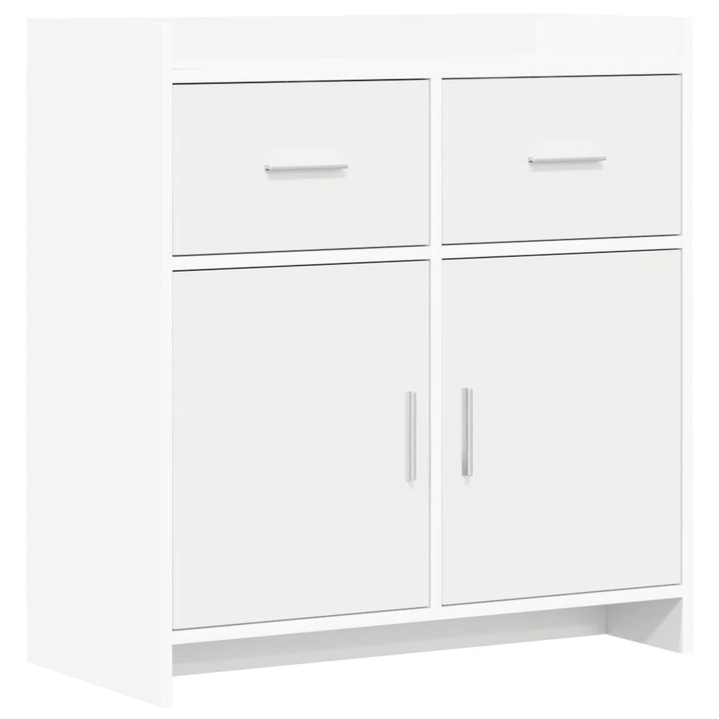 Sideboard Weiß 75 x 36 x 80 cm Holzwerkstoff