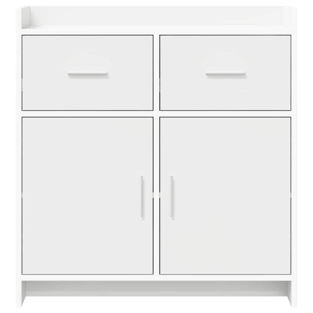 Sideboard Weiß 75 x 36 x 80 cm Holzwerkstoff