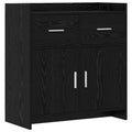 Sideboard Schwarze Eiche 75 x 36 x 80 cm Holzwerkstoff