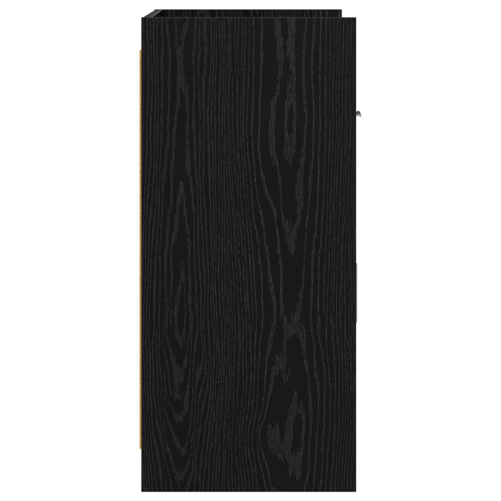 Sideboard Schwarze Eiche 75 x 36 x 80 cm Holzwerkstoff