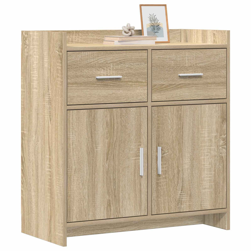 Sideboard Sonoma-Eiche 75 x 36 x 80 cm Holzwerkstoff