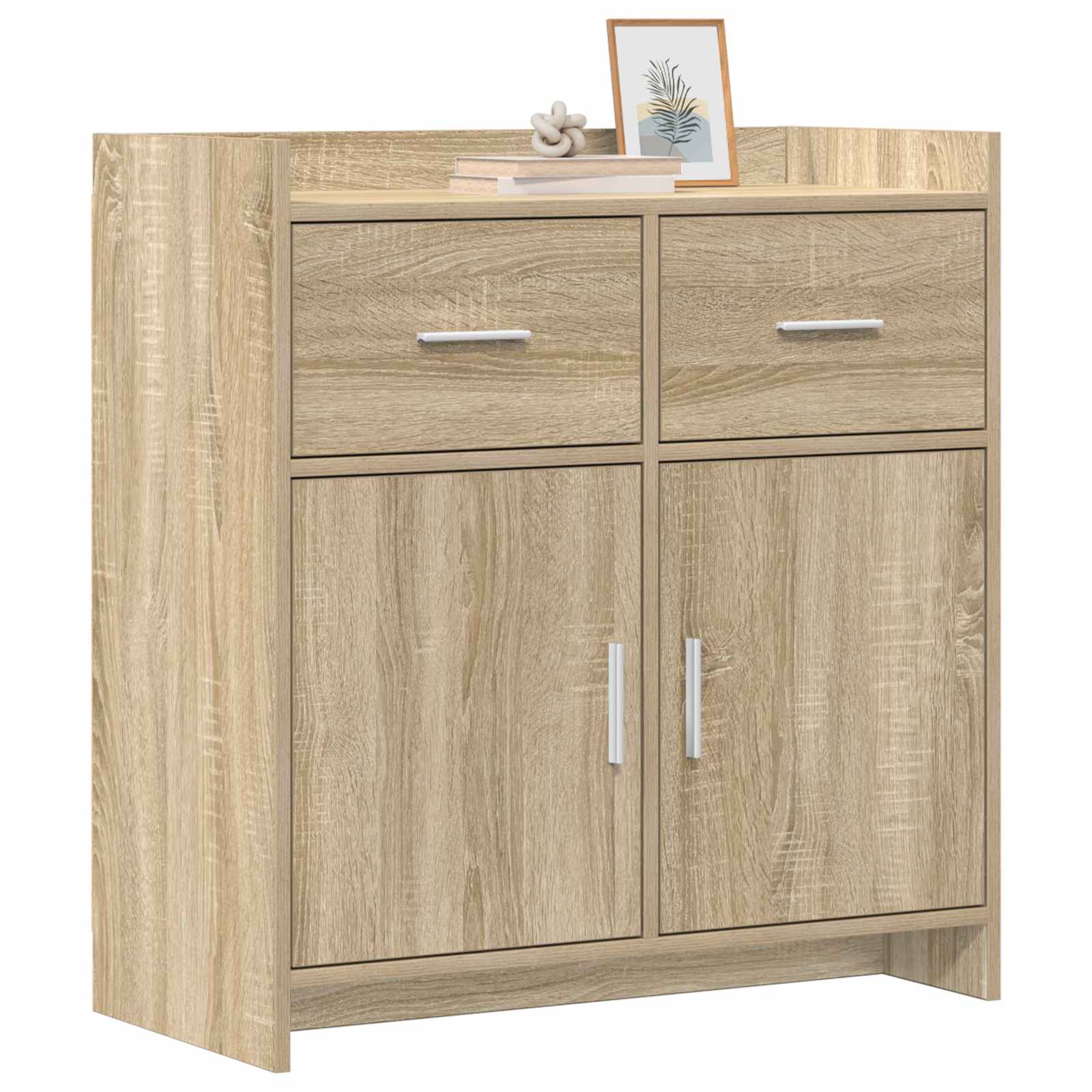 Sideboard Sonoma-Eiche 75 x 36 x 80 cm Holzwerkstoff