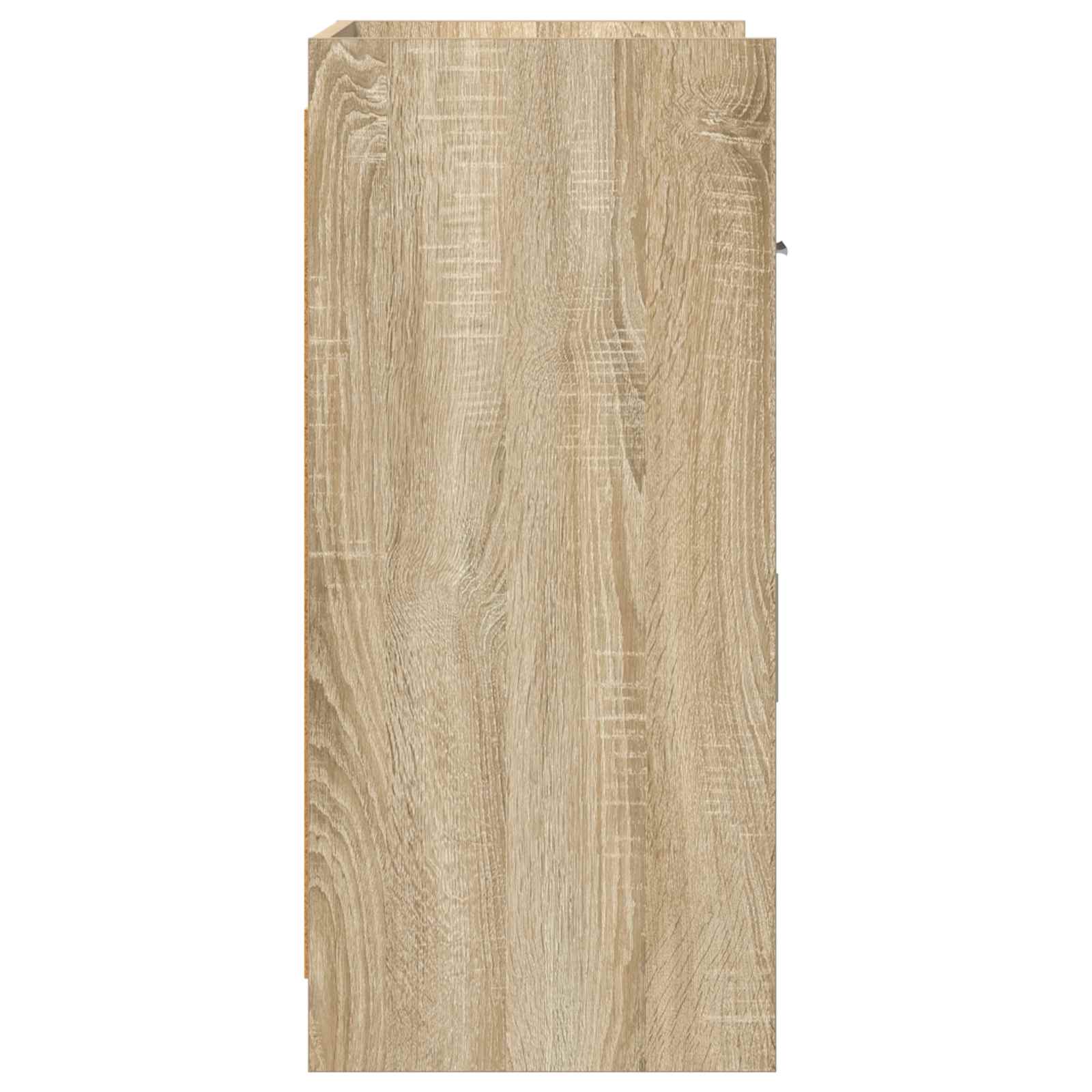 Sideboard Sonoma-Eiche 75 x 36 x 80 cm Holzwerkstoff