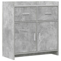 Sideboard Betongrau 75 x 36 x 80 cm Holzwerkstoff