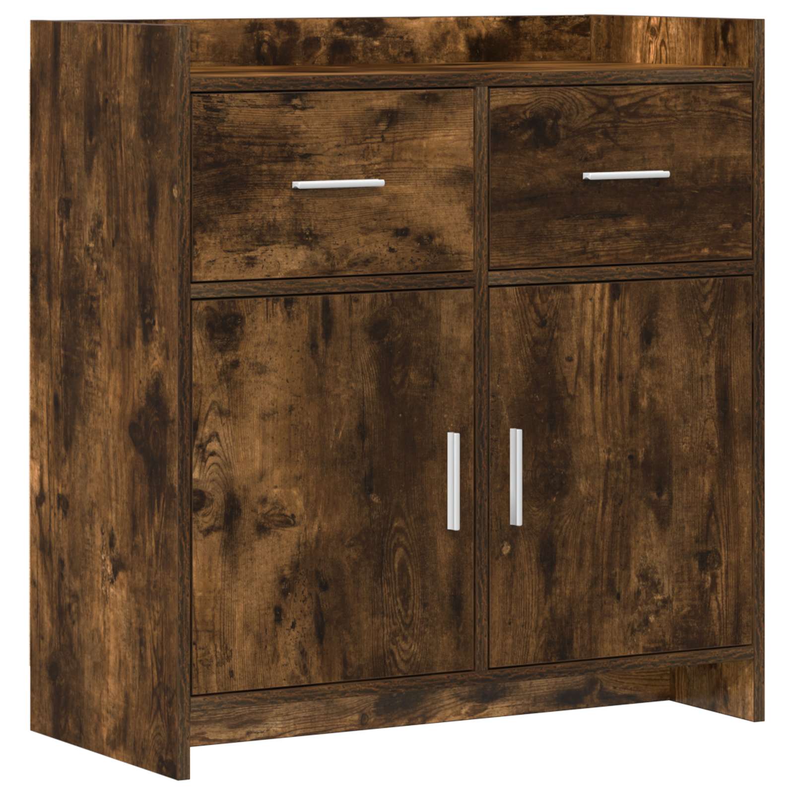 Sideboard Geräucherte Eiche 75 x 36 x 80 cm Holzwerkstoff