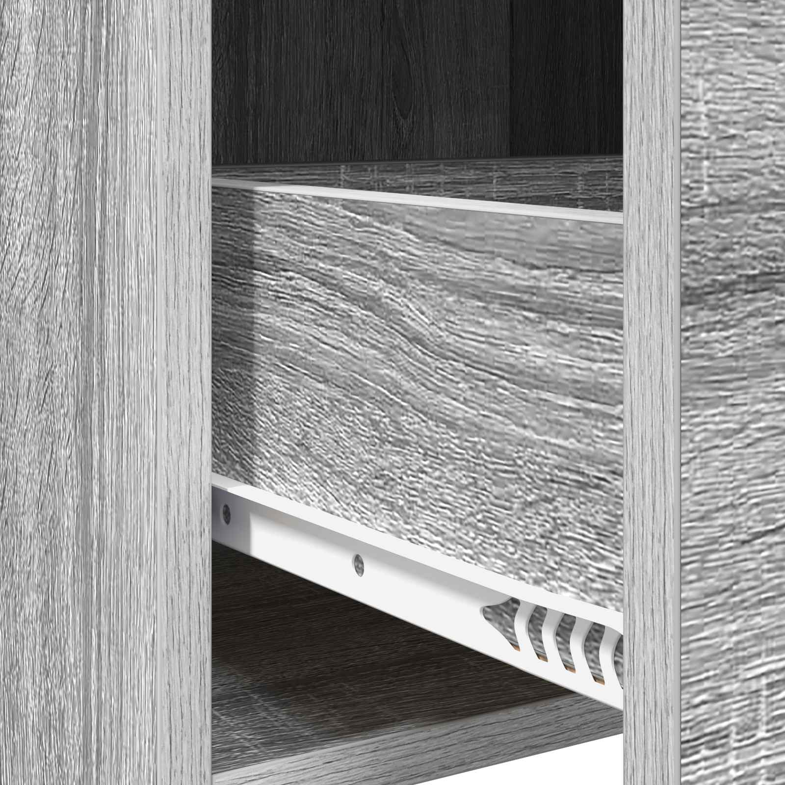 Sideboard Grau Sonoma 75 x 36 x 80 cm Holzwerkstoff