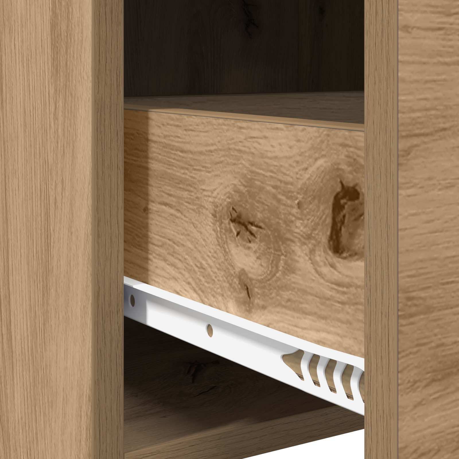 Sideboard Artisan-Eiche 75 x 36 x 80 cm Holzwerkstoff