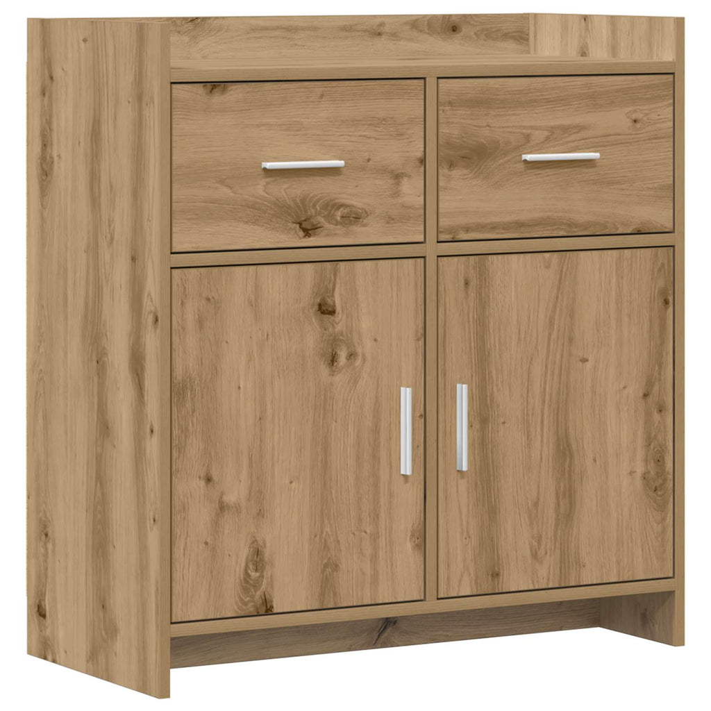 Sideboard Artisan-Eiche 75 x 36 x 80 cm Holzwerkstoff