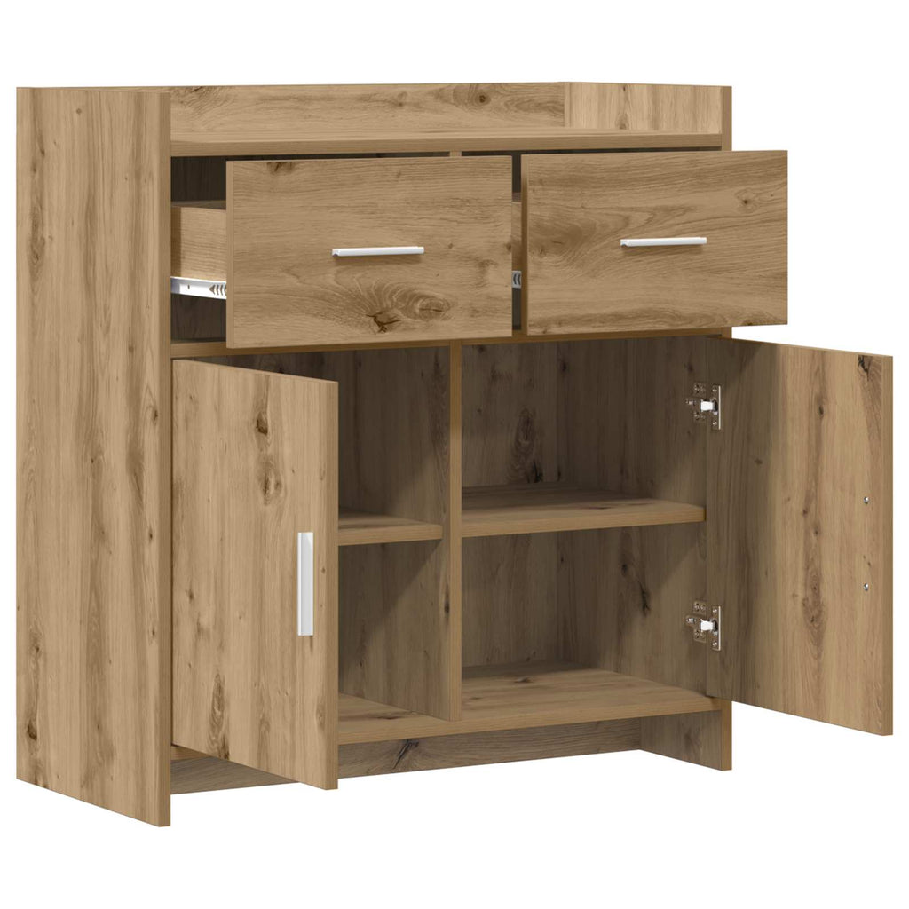 Sideboard Artisan-Eiche 75 x 36 x 80 cm Holzwerkstoff
