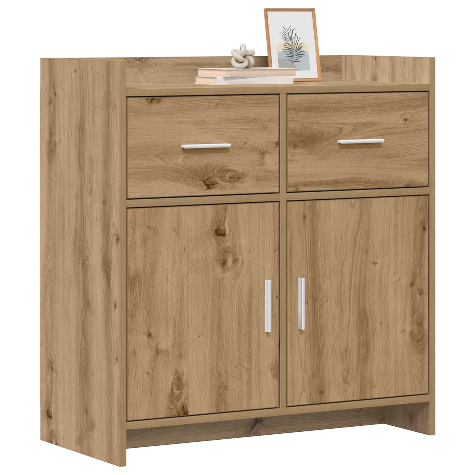 Sideboard Artisan-Eiche 75 x 36 x 80 cm Holzwerkstoff