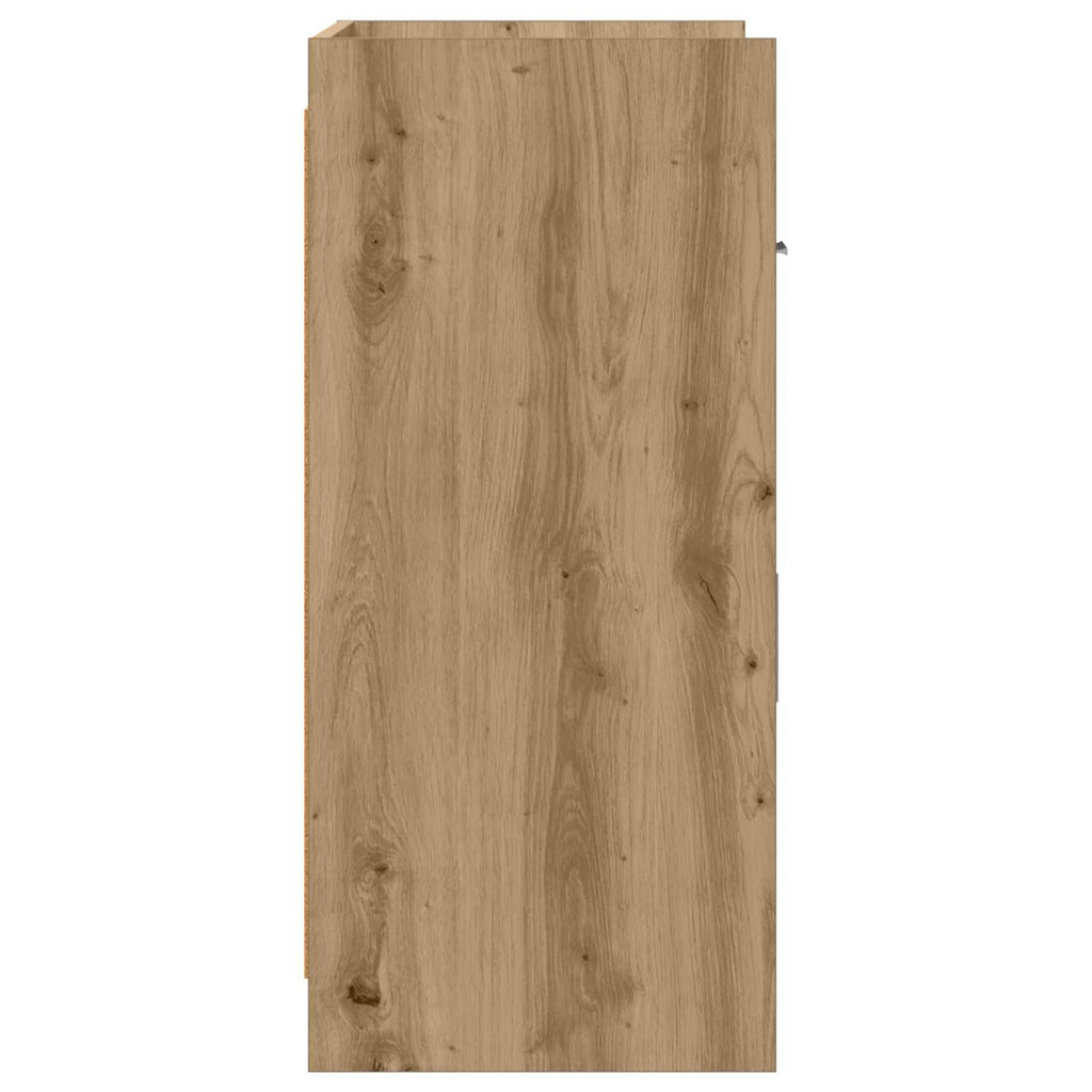 Sideboard Artisan-Eiche 75 x 36 x 80 cm Holzwerkstoff