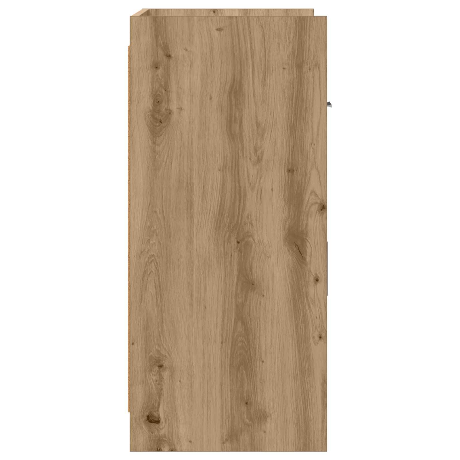 Sideboard Artisan-Eiche 75 x 36 x 80 cm Holzwerkstoff