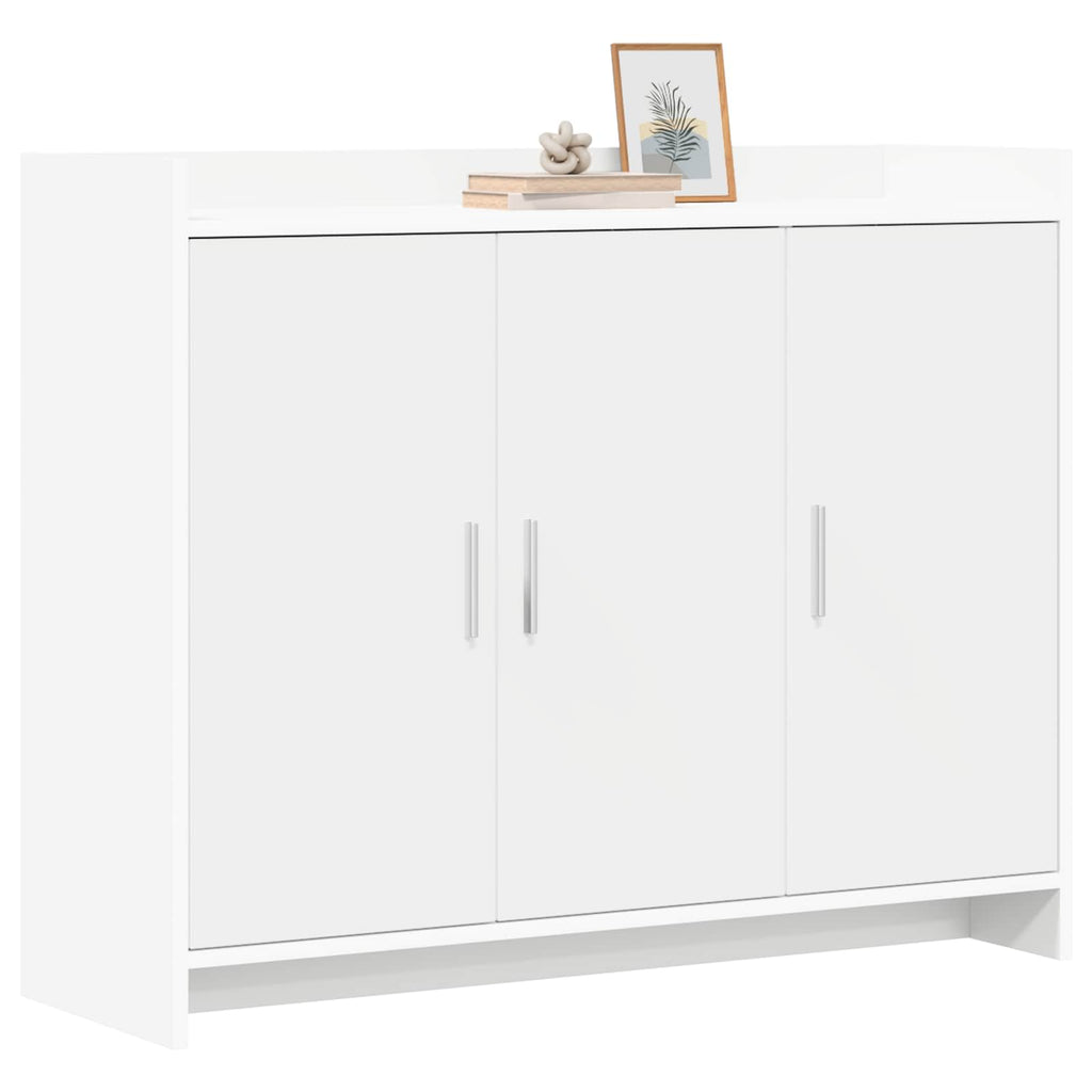 Sideboard Weiß 98,5 x 33 x 80 cm Holzwerkstoff