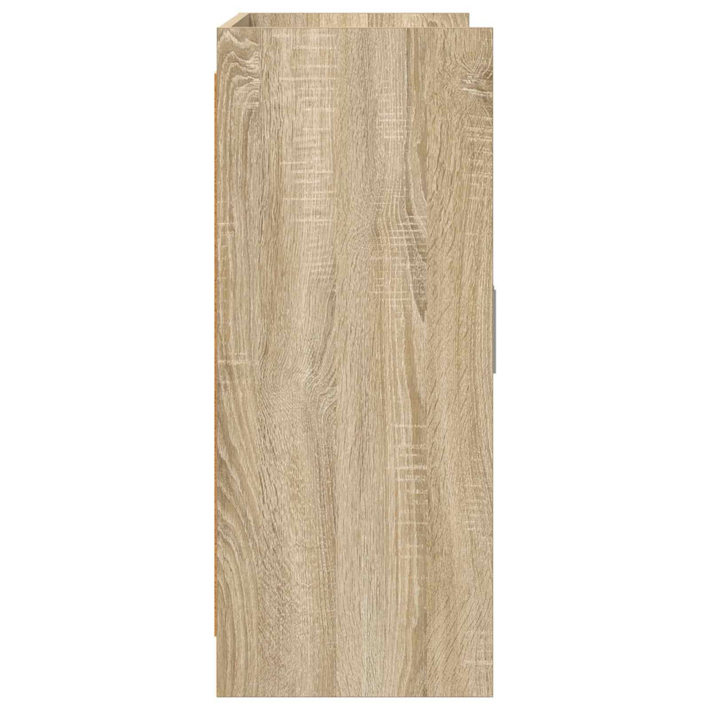Sideboard Sonoma-Eiche 98,5 x 33 x 80 cm Holzwerkstoff