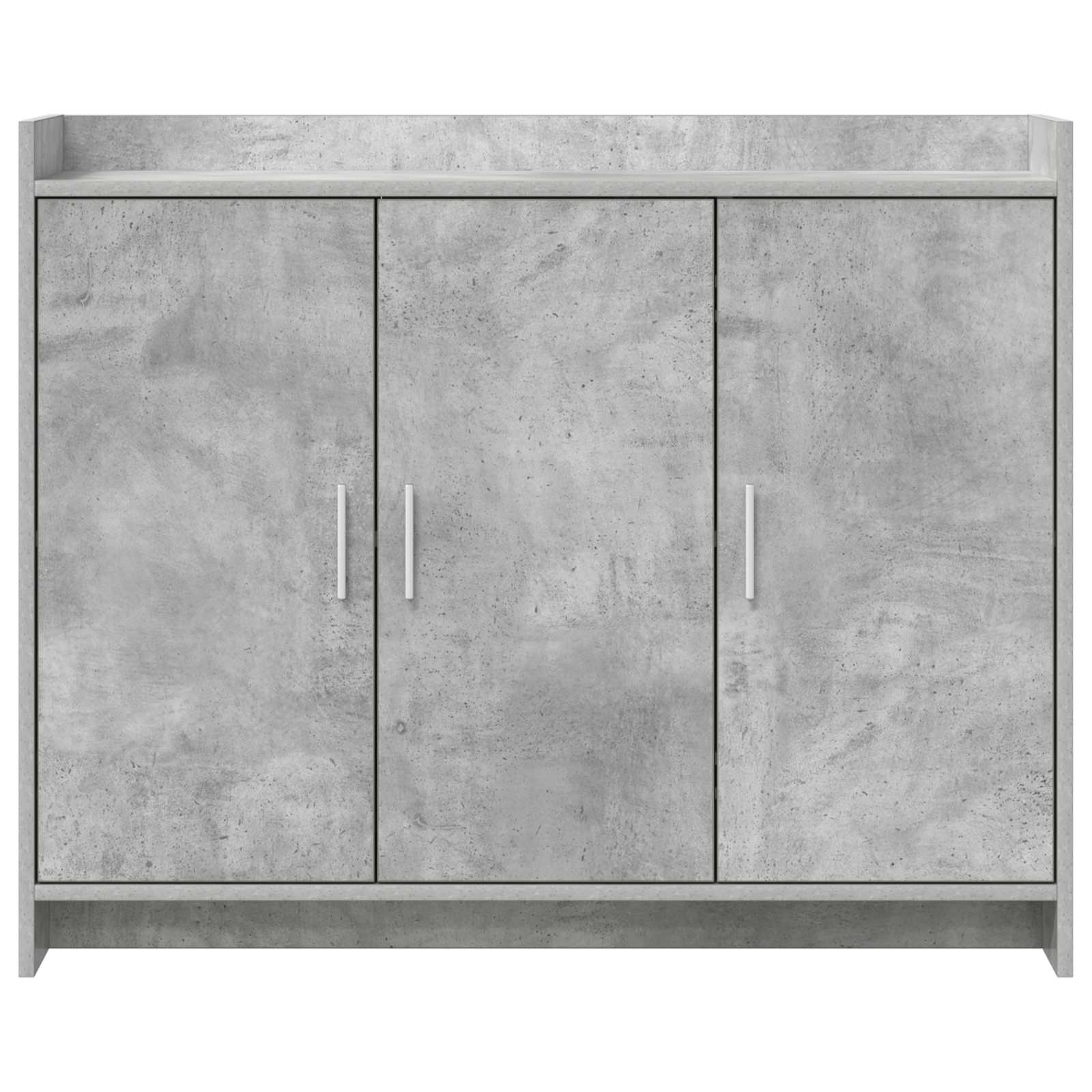 Sideboard Betongrau 98,5 x 33 x 80 cm Holzwerkstoff