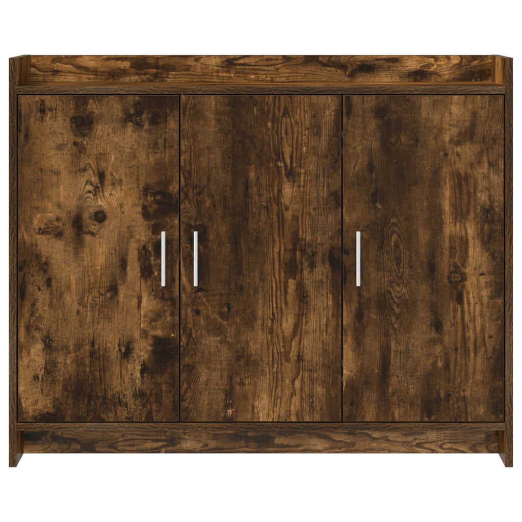 Sideboard Geräucherte Eiche 98,5 x 33 x 80 cm Holzwerkstoff