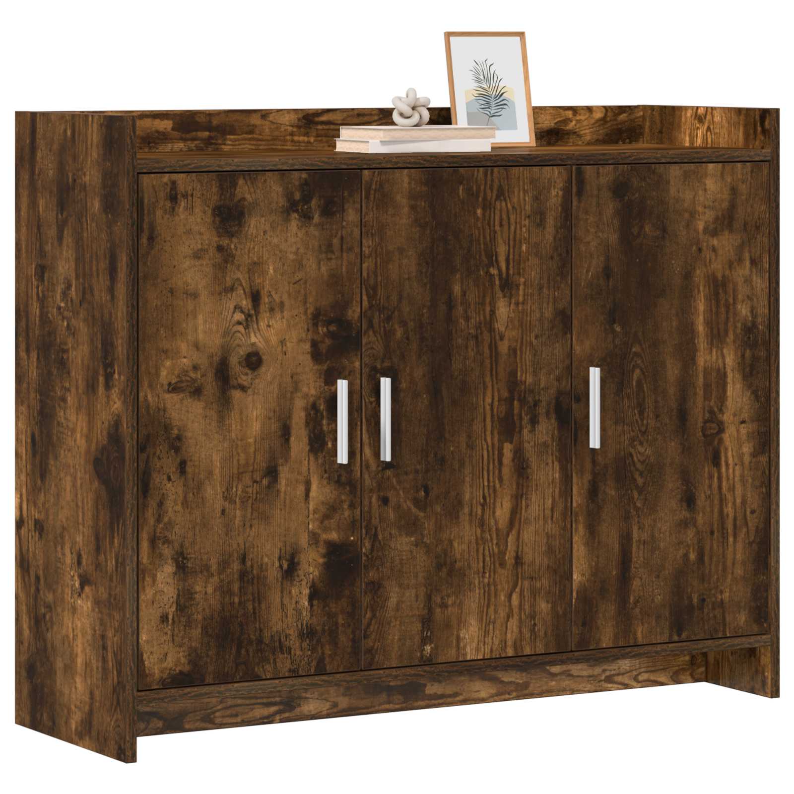 Sideboard Geräucherte Eiche 98,5 x 33 x 80 cm Holzwerkstoff