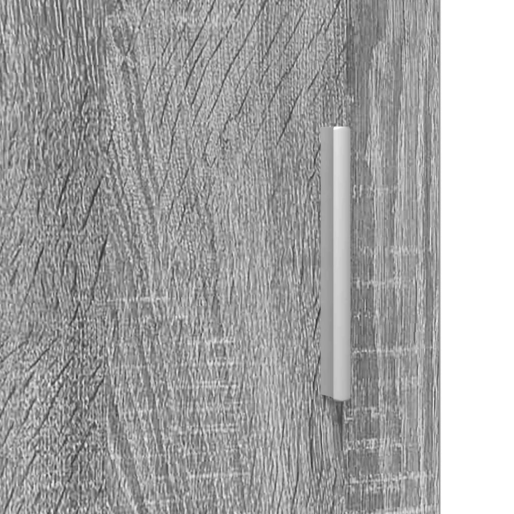 Sideboard Grau Sonoma 98,5 x 33 x 80 cm Holzwerkstoff