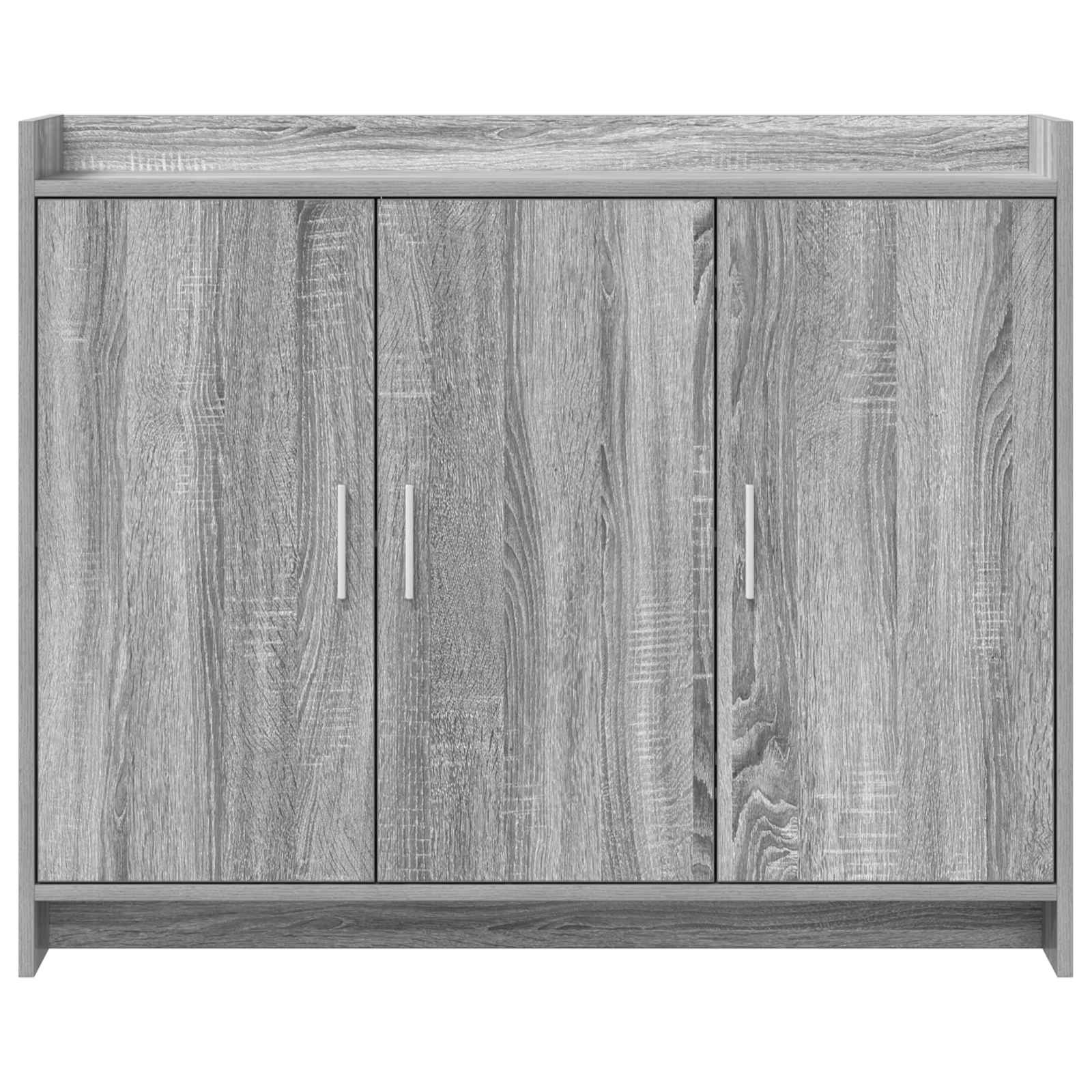 Sideboard Grau Sonoma 98,5 x 33 x 80 cm Holzwerkstoff