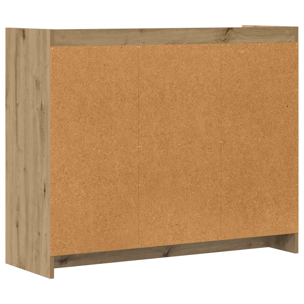 Sideboard Artisan-Eiche 98,5 x 33 x 80 cm Holzwerkstoff