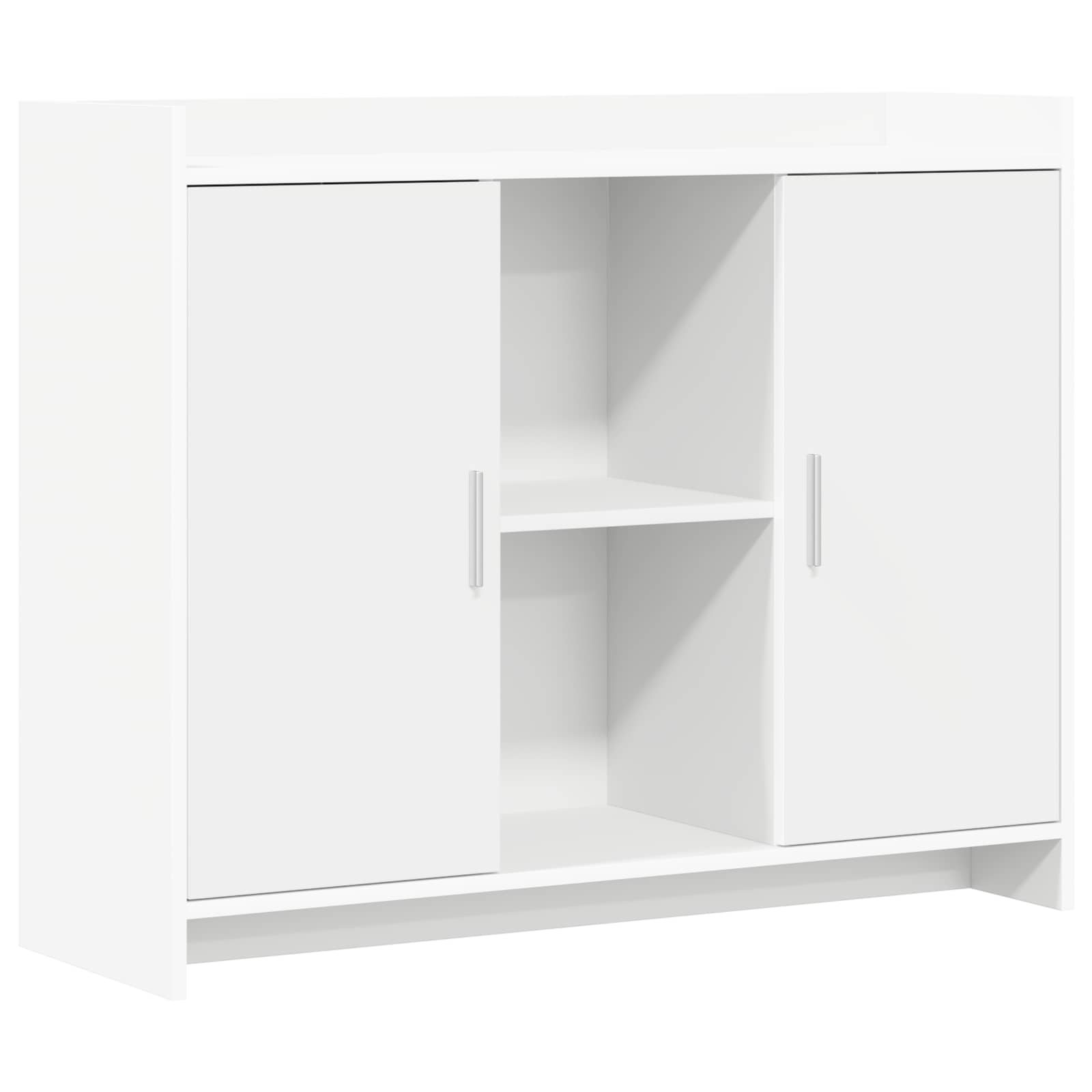 Sideboard Weiß 98,5 x 33 x 80 cm Holzwerkstoff