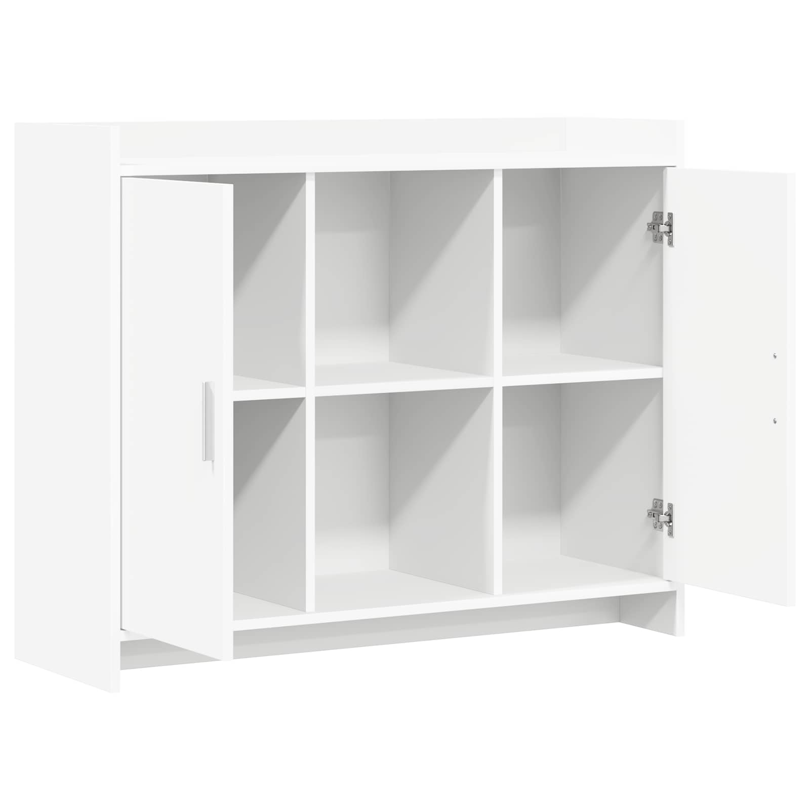 Sideboard Weiß 98,5 x 33 x 80 cm Holzwerkstoff