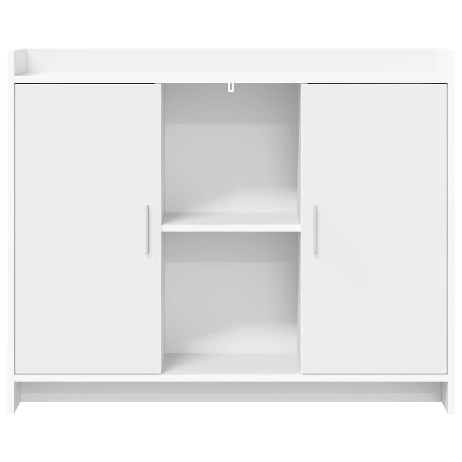Sideboard Weiß 98,5 x 33 x 80 cm Holzwerkstoff