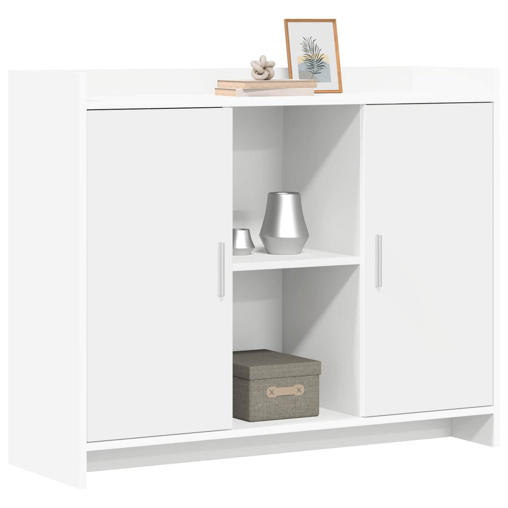 Sideboard Weiß 98,5 x 33 x 80 cm Holzwerkstoff