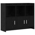 Sideboard Schwarze Eiche 98,5 x 33 x 80 cm Holzwerkstoff