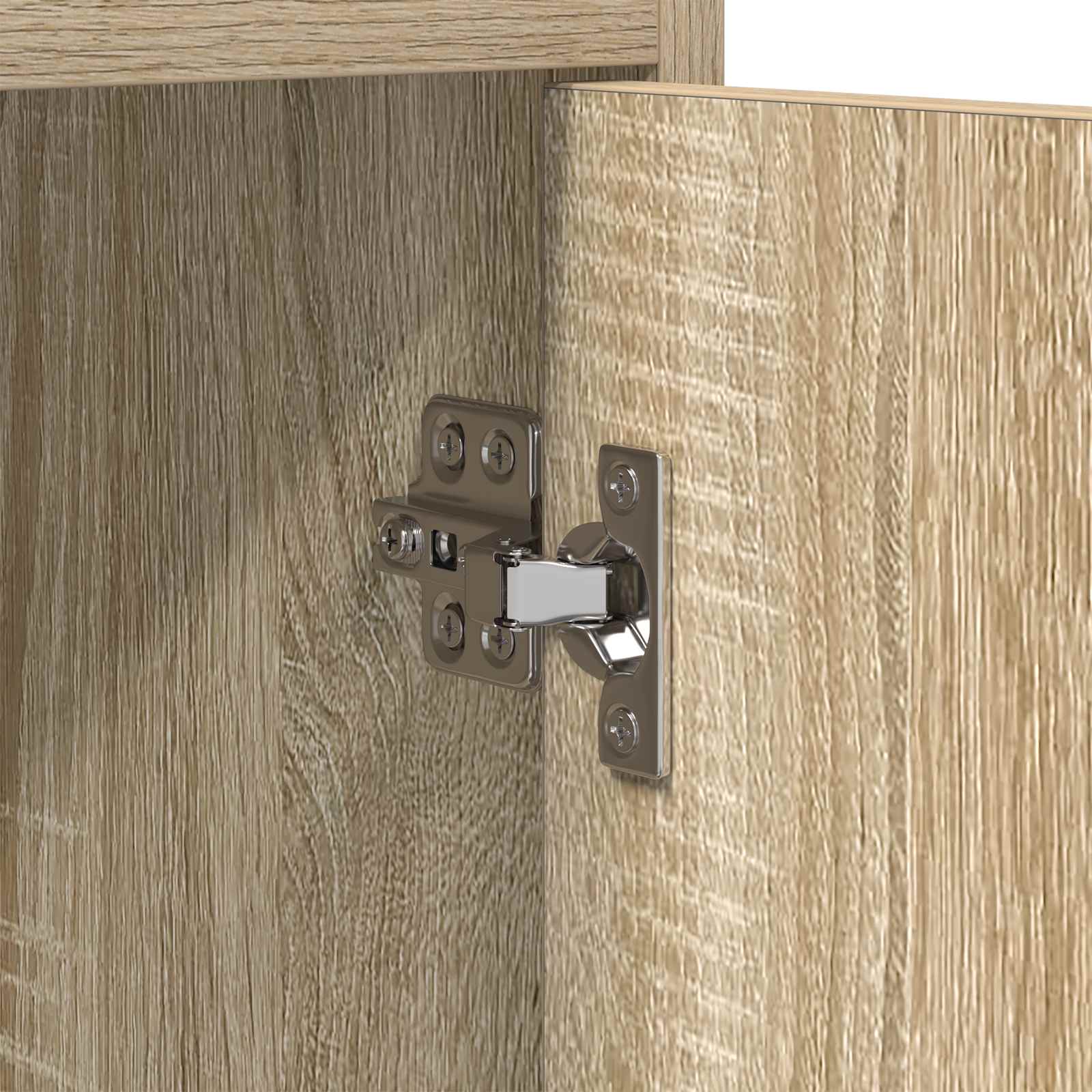 Sideboard Sonoma-Eiche 98,5 x 33 x 80 cm Holzwerkstoff