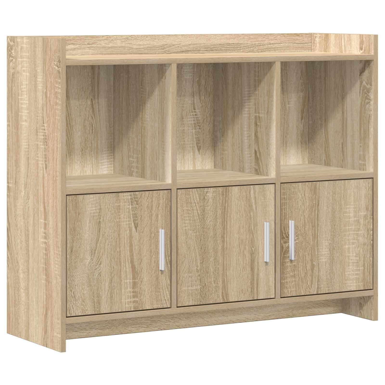 Sideboard Sonoma-Eiche 98,5 x 33 x 80 cm Holzwerkstoff
