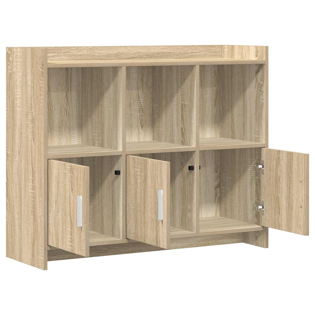 Sideboard Sonoma-Eiche 98,5 x 33 x 80 cm Holzwerkstoff