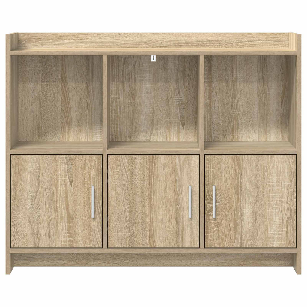 Sideboard Sonoma-Eiche 98,5 x 33 x 80 cm Holzwerkstoff