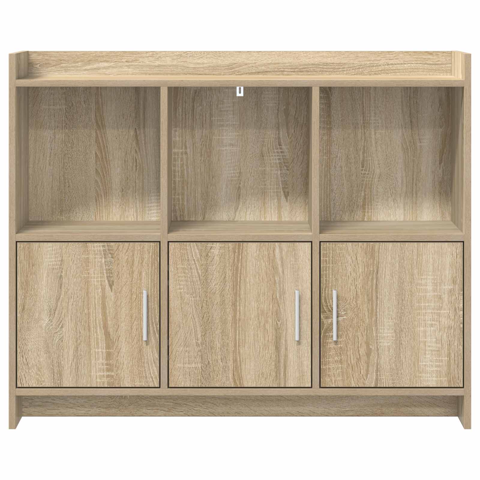 Sideboard Sonoma-Eiche 98,5 x 33 x 80 cm Holzwerkstoff