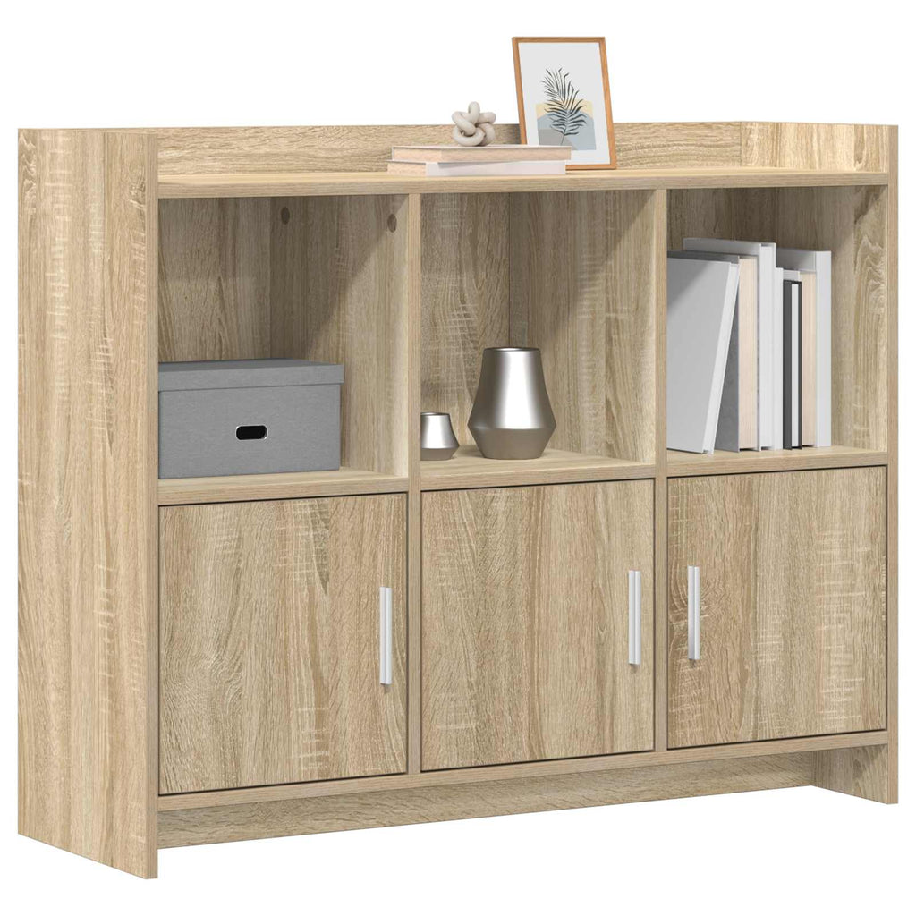 Sideboard Sonoma-Eiche 98,5 x 33 x 80 cm Holzwerkstoff