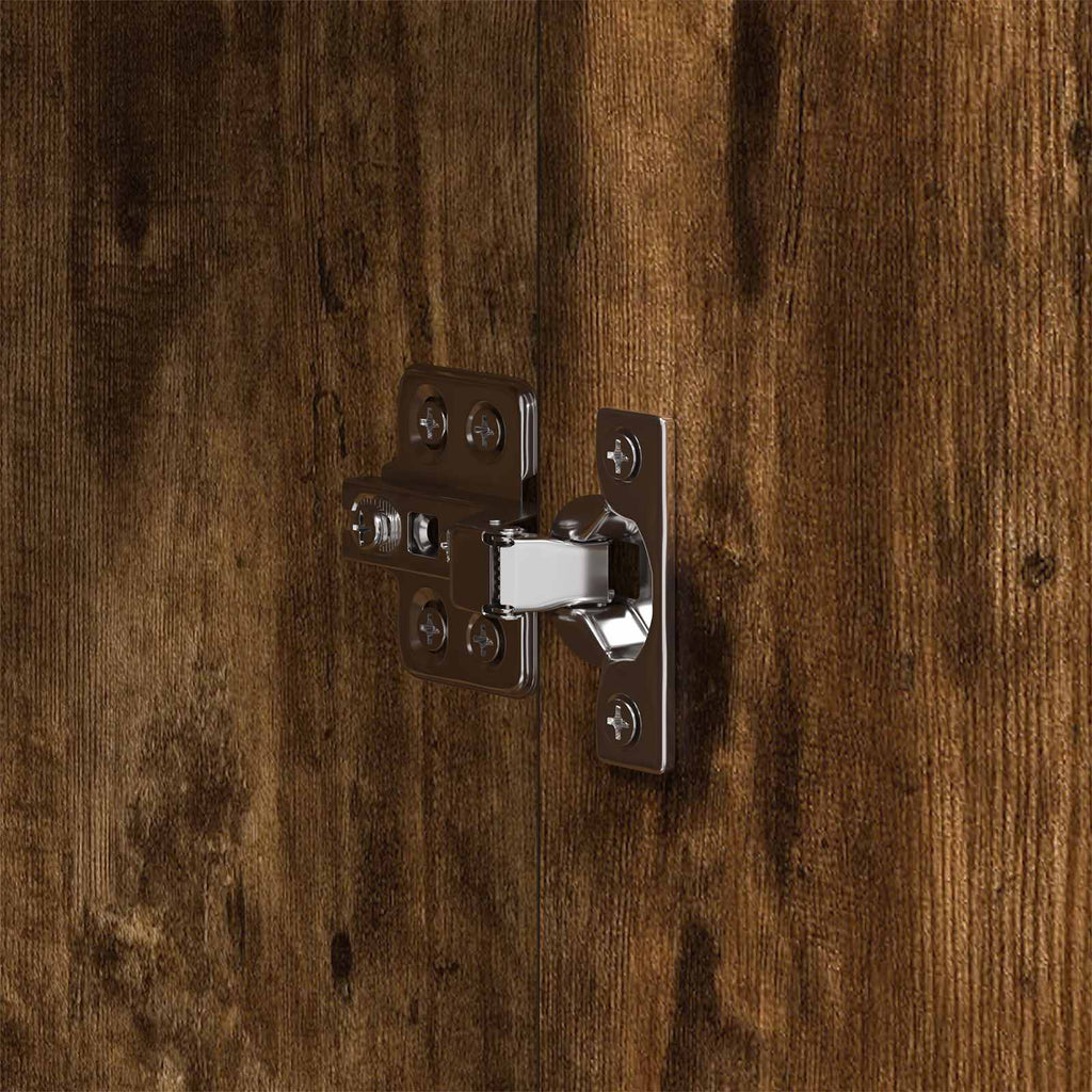 Sideboard Geräucherte Eiche 98,5 x 33 x 80 cm Holzwerkstoff