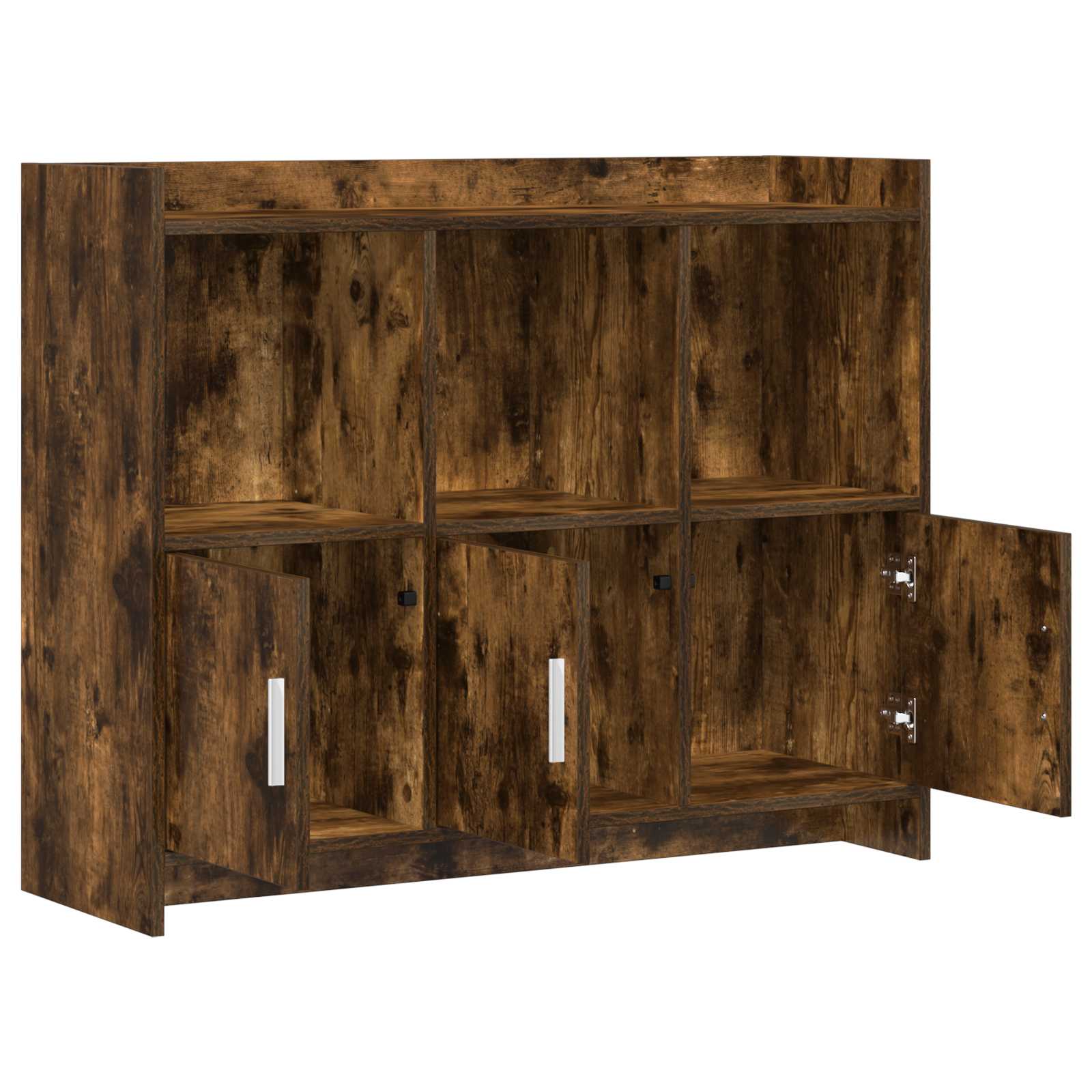 Sideboard Geräucherte Eiche 98,5 x 33 x 80 cm Holzwerkstoff
