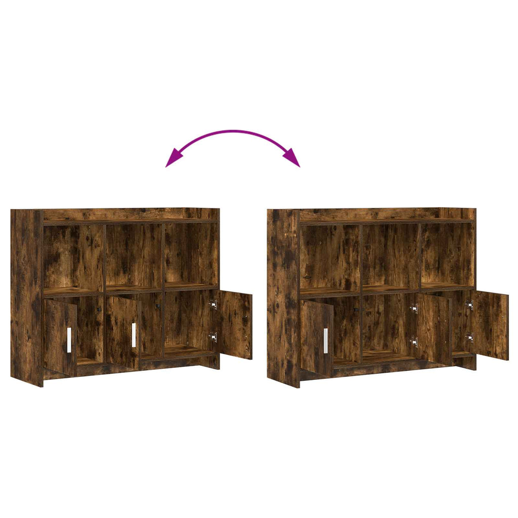 Sideboard Geräucherte Eiche 98,5 x 33 x 80 cm Holzwerkstoff