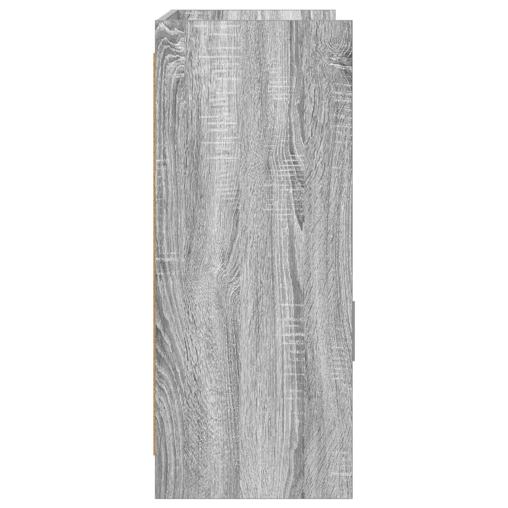 Sideboard Grau Sonoma 98,5 x 33 x 80 cm Holzwerkstoff