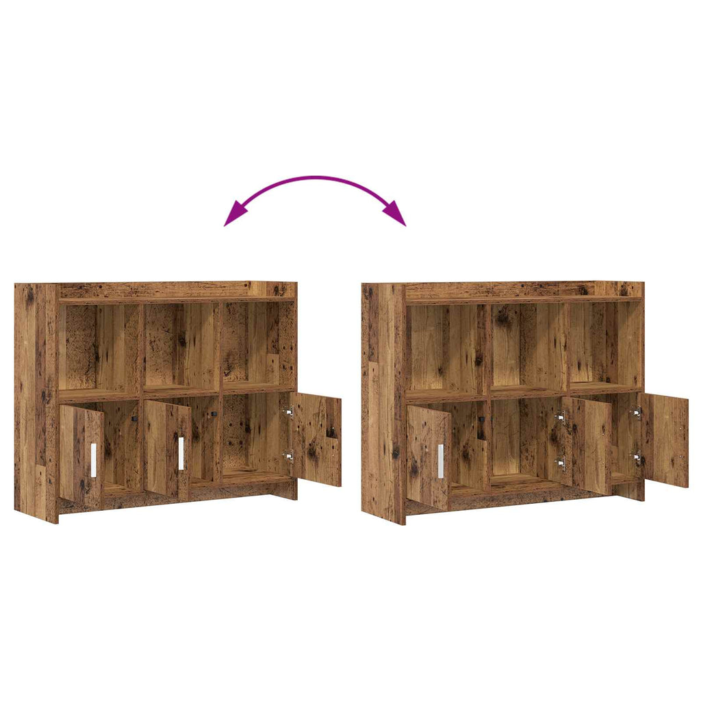 Sideboard Altholz 98,5 x 33 x 80 cm Holzwerkstoff