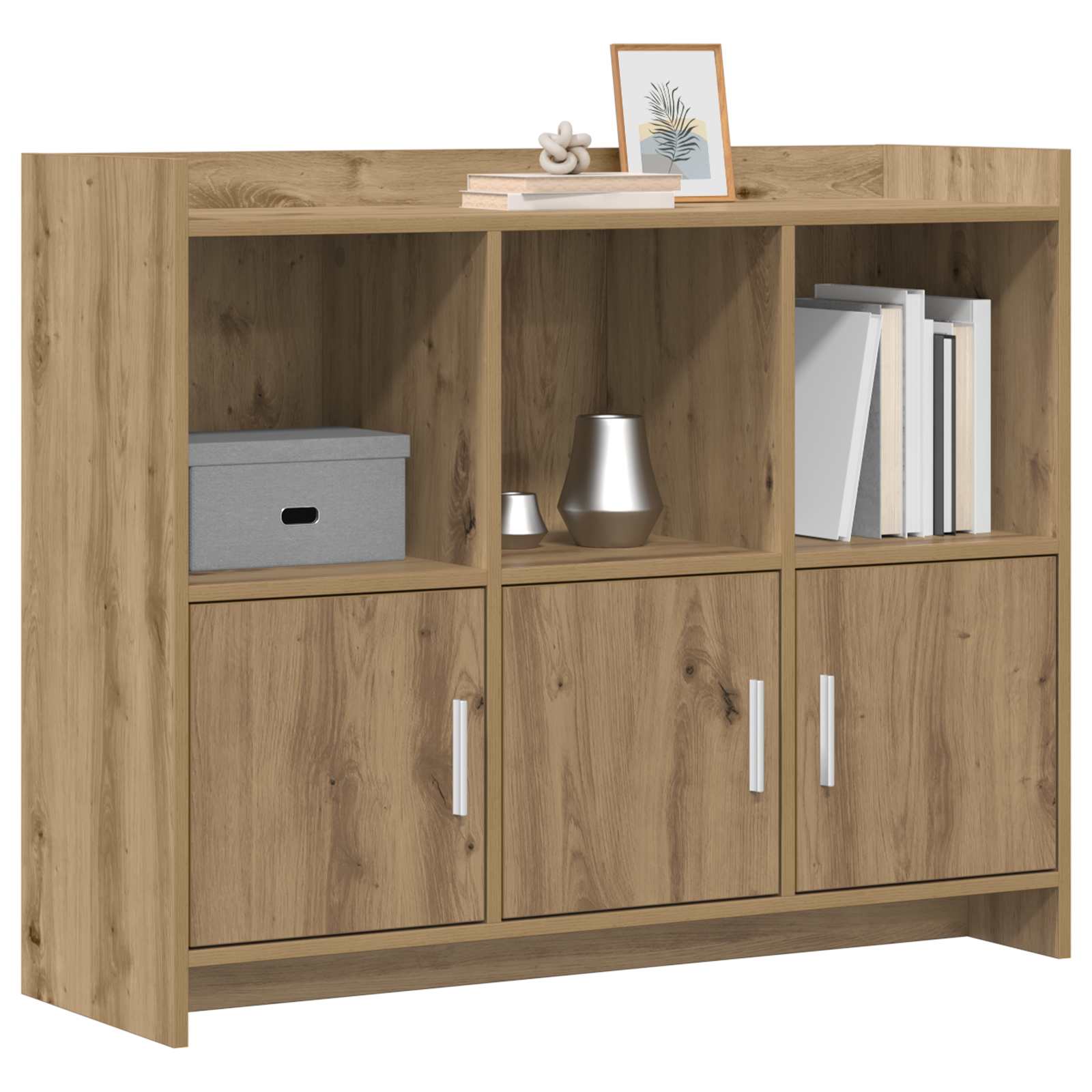 Sideboard Artisan-Eiche 98,5 x 33 x 80 cm Holzwerkstoff