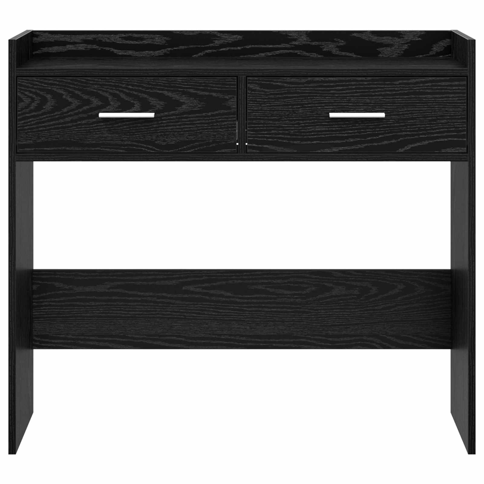 Konsolentisch Schwarze Eiche 90 x 35 x 80 cm Holzwerkstoff