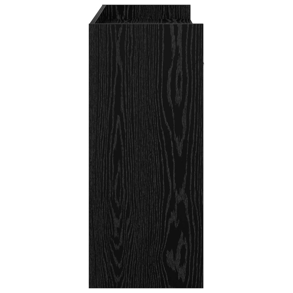 Konsolentisch Schwarze Eiche 90 x 35 x 80 cm Holzwerkstoff