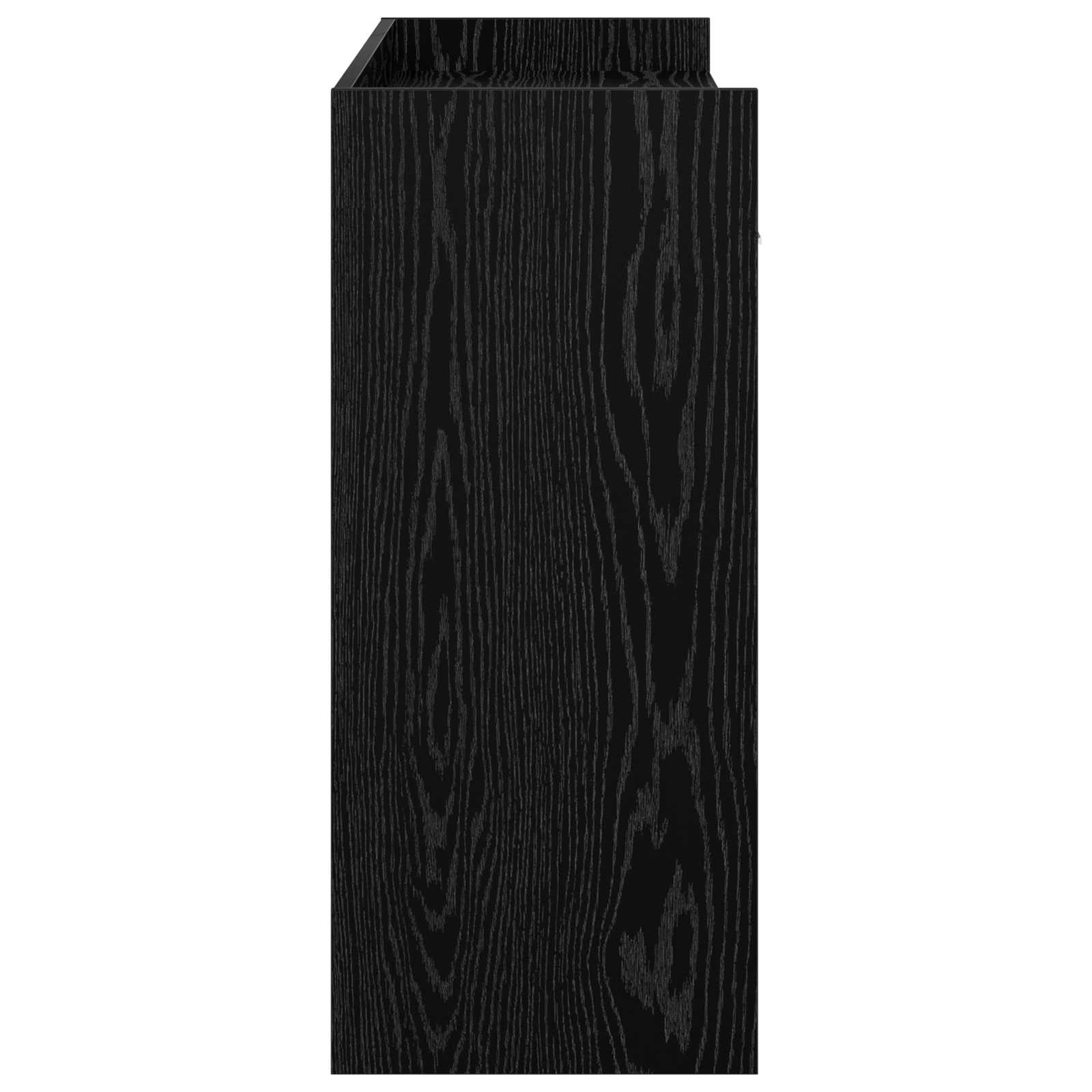 Konsolentisch Schwarze Eiche 90 x 35 x 80 cm Holzwerkstoff