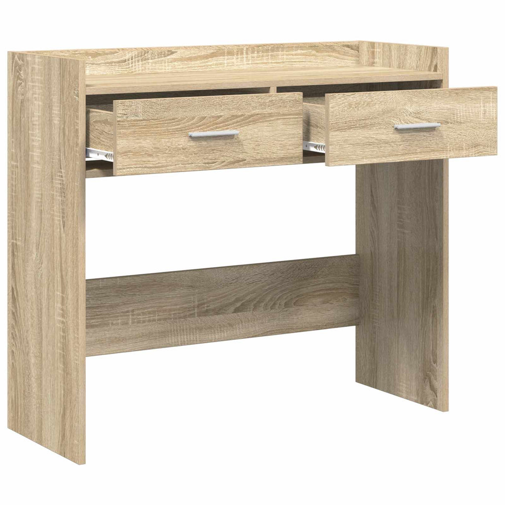 Konsolentisch Sonoma-Eiche 90 x 35 x 80 cm Holzwerkstoff