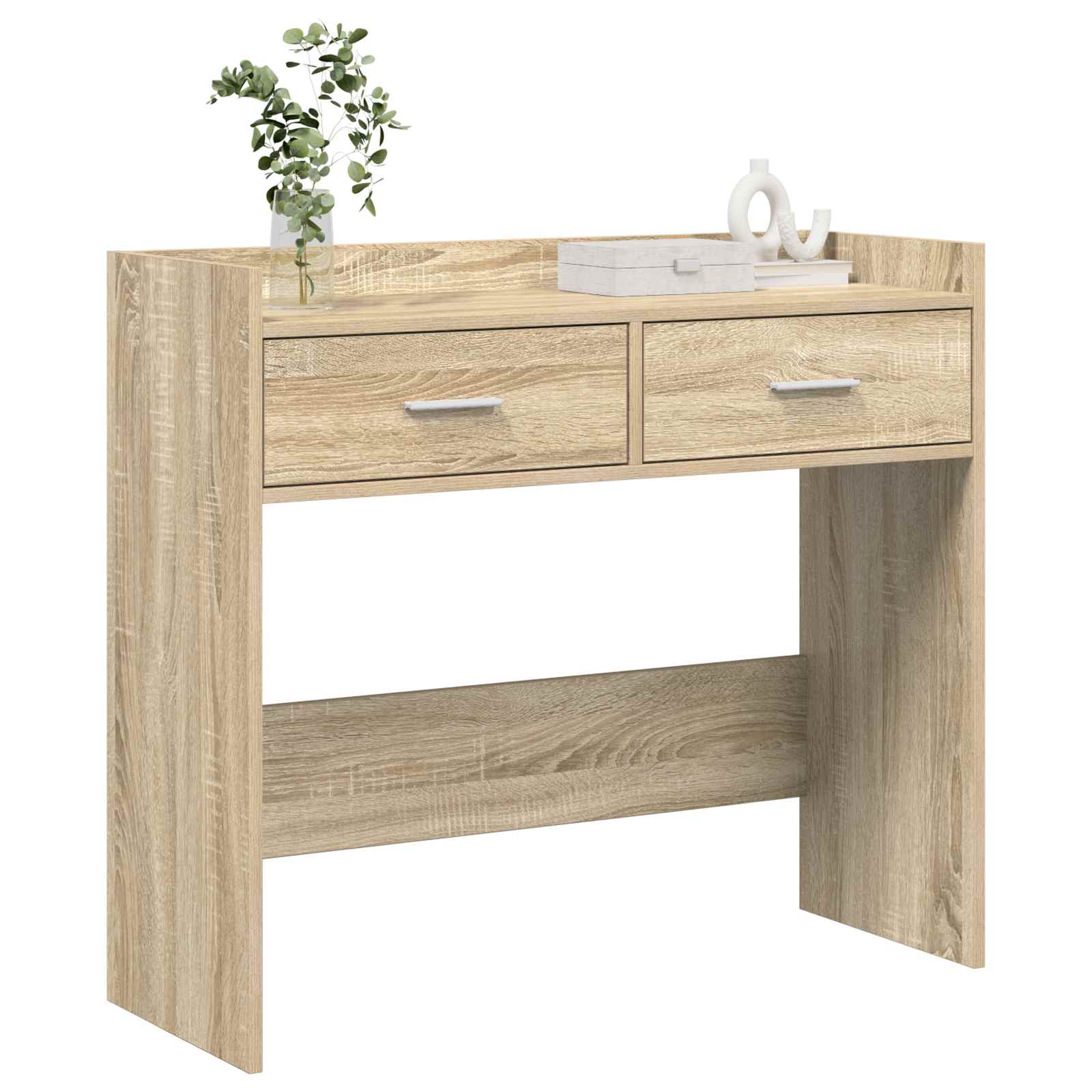 Konsolentisch Sonoma-Eiche 90 x 35 x 80 cm Holzwerkstoff